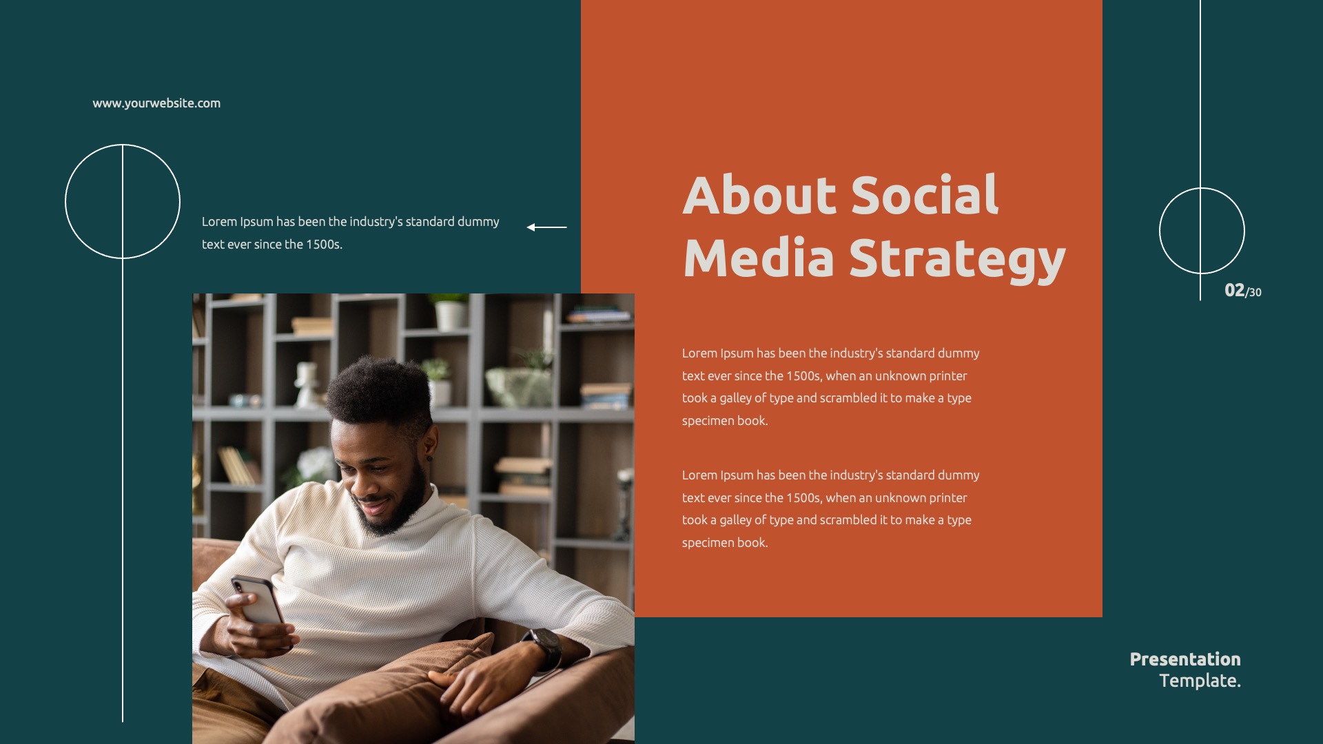 Social Media Strategy PowerPoint Template, Presentation Templates ...